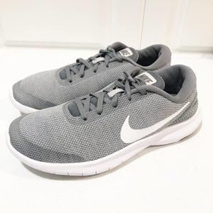 gray and white nikes